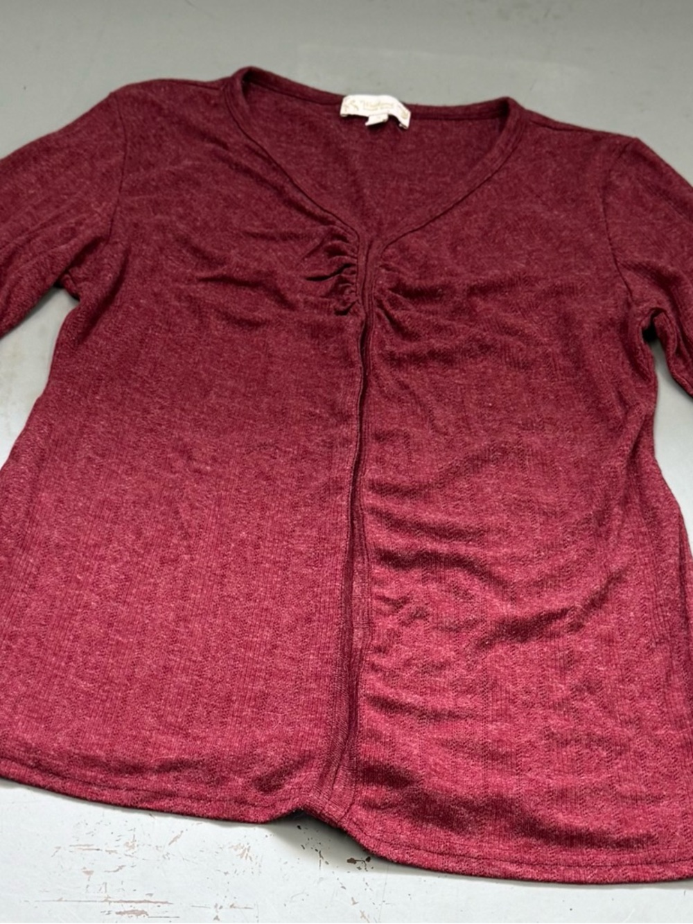 Weekend Suzanne Betro Lightweight Top shirt with bell sleeves Size1X Large